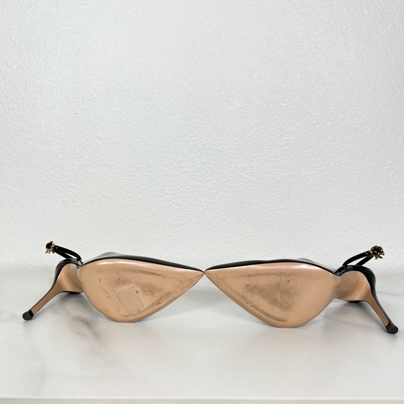 Gianvito Rossi Ribbon d'Orsay Plexi and Leather Slingback Pumps - Size 36 - Picture 9 of 9